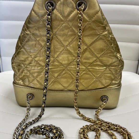 Chanel Gabrielle Backpack Quilted Calfskin Small - Picture 13 of 14